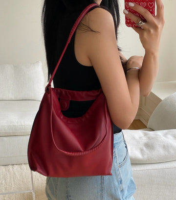 Billy Leather Square Shoulder Bag